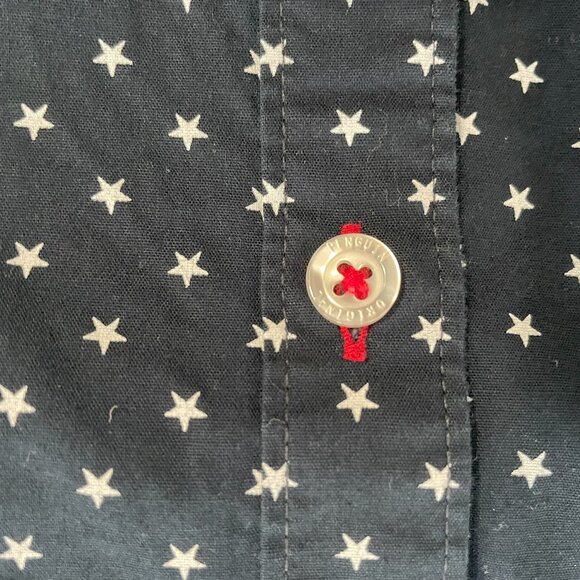 Mens Original Penguin Star Design S/S Shirt - Picture 2 of 6